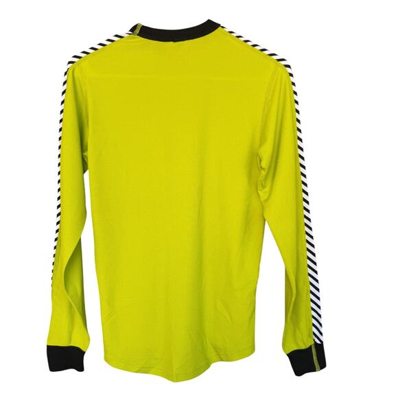 Helly Hansen Base Layer Shirt Youth Small Yellow Lifa Long Sleeve Crewneck - Picture 2 of 8